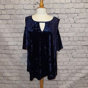 Valerie Stevens Cold Shoulder Blouse